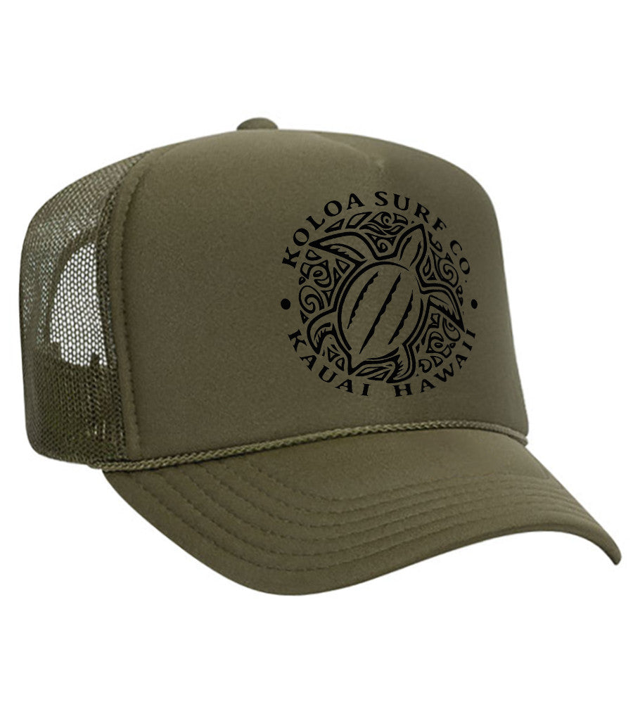 Koloa Honu Turtle Foam Trucker Hat