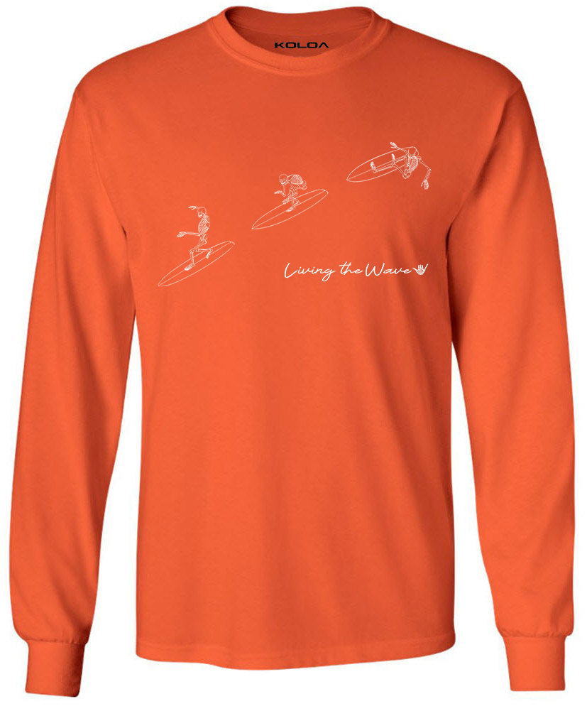 Koloa Surfing Skeletons Long Sleeve T-Shirt