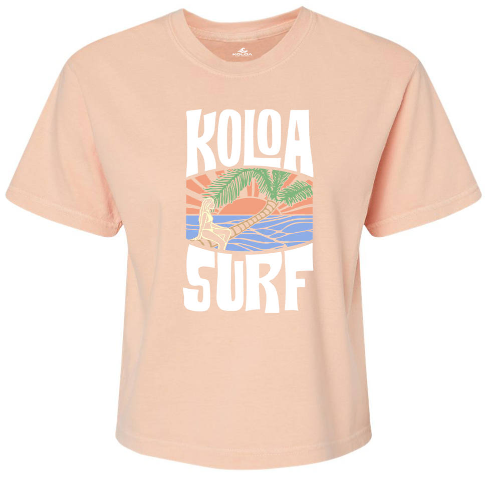 Koloa Vacation Trip Heavyweight Boxy T-Shirt