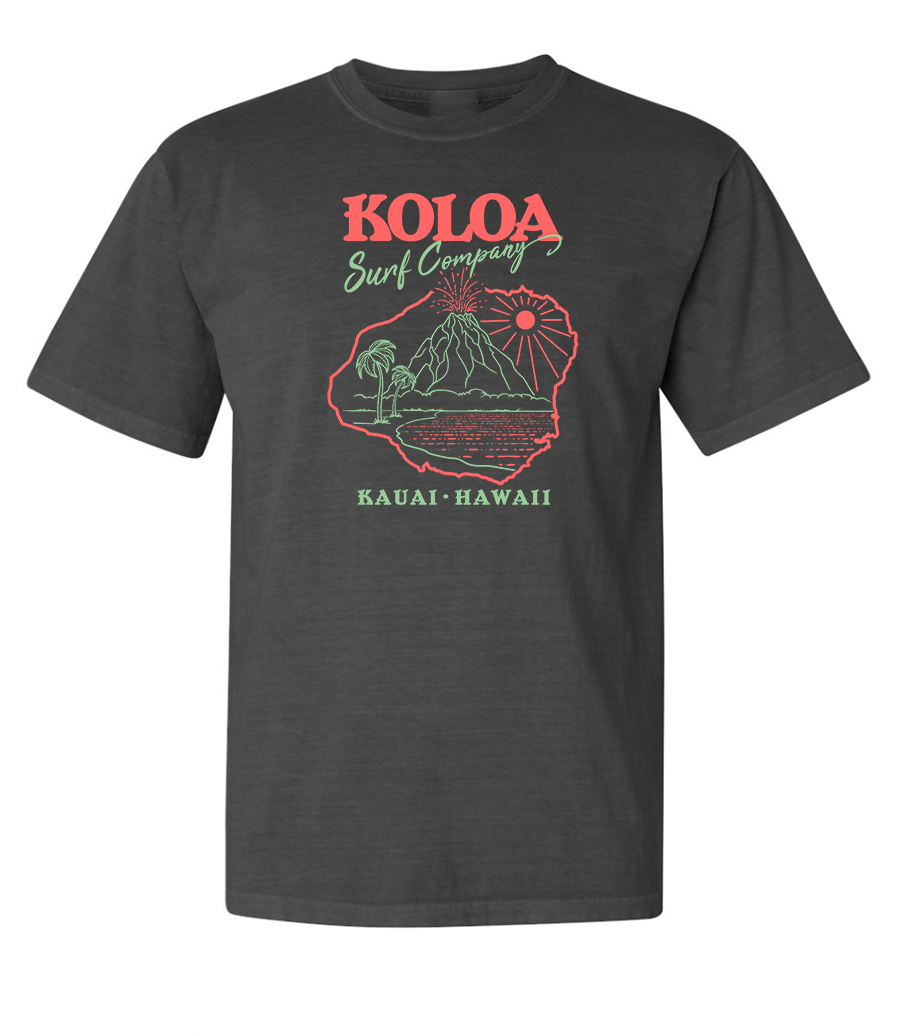 Koloa Kauai Island Boyfriend Tee - Pepper