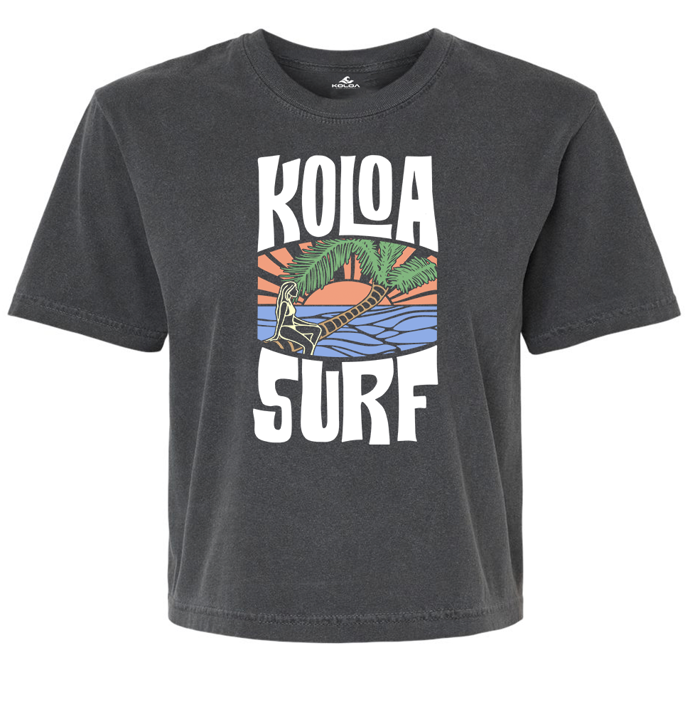 Koloa Vacation Trip Heavyweight Boxy T-Shirt