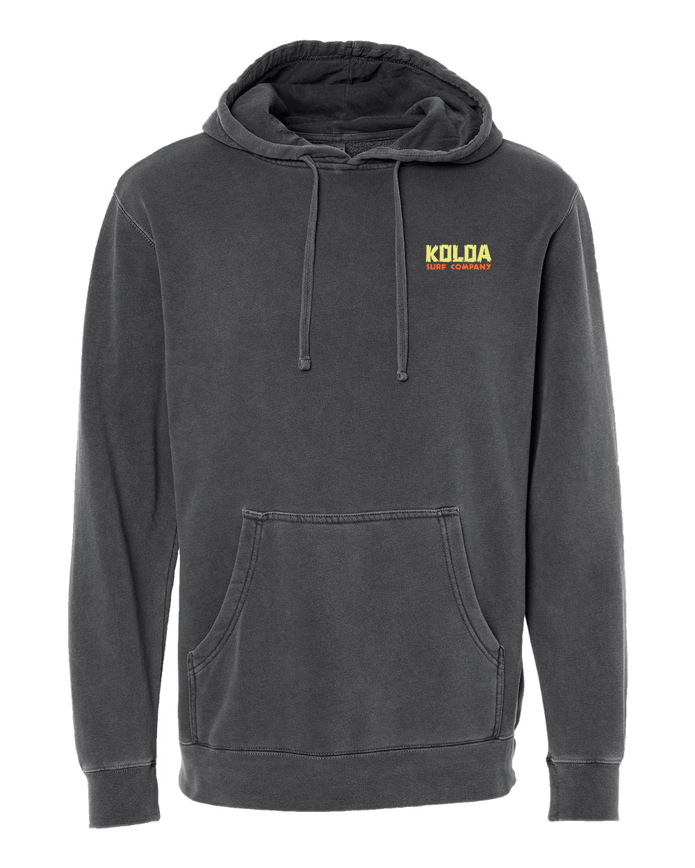 Koloa Tides Pigment-Dyed Hoodie - Pigment Black