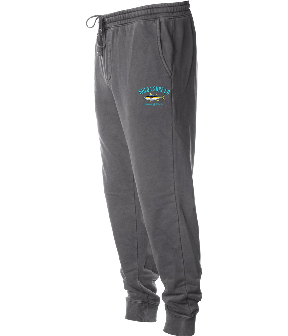 Koloa Yellowfin Tuna Fleece Sweatpants - Pigment Black