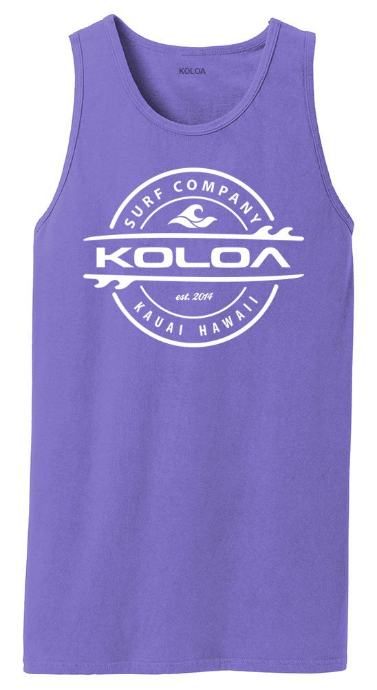 Koloa Thruster Surfboards Pigment-Dyed Tank Top