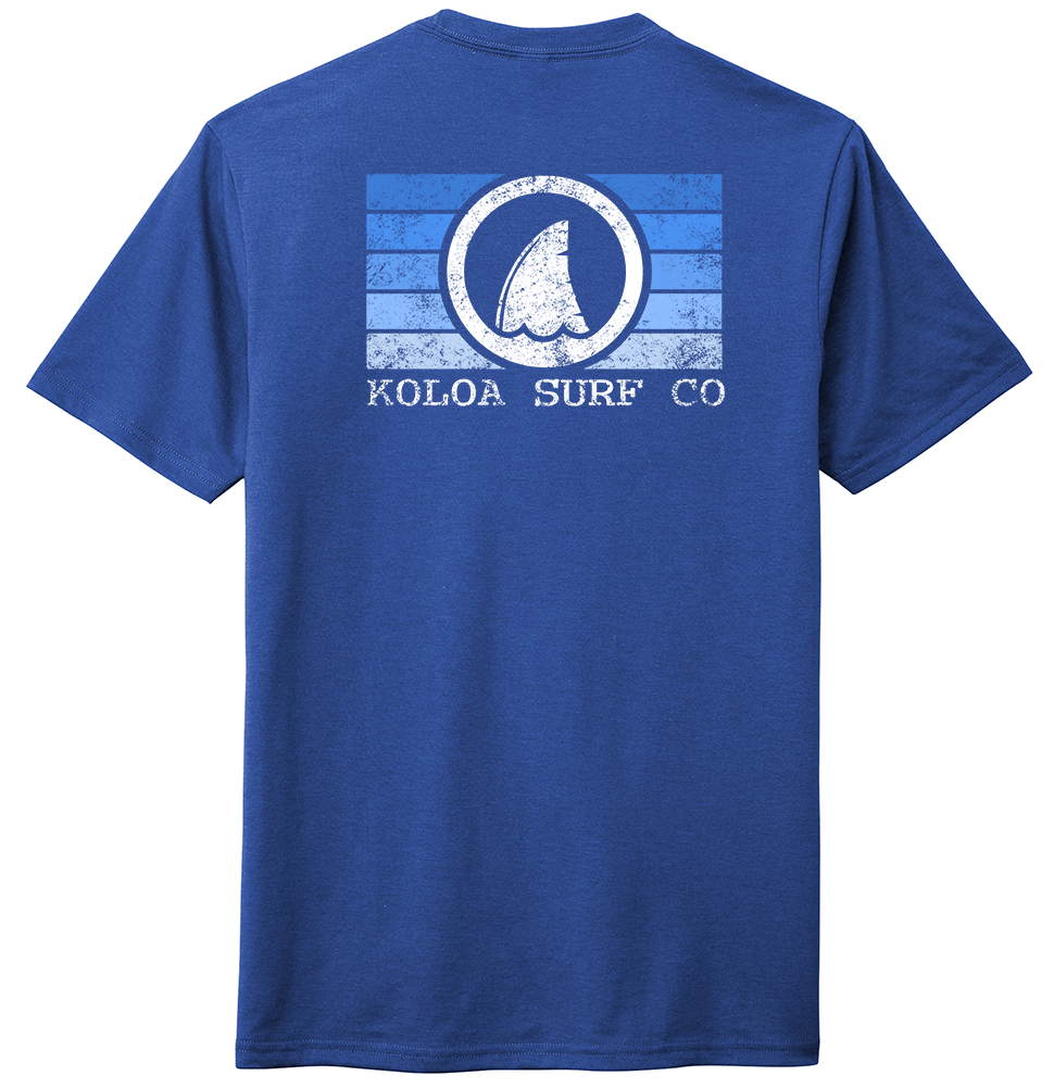 Koloa Shark Fin Comfort Tri-Blend T-Shirt