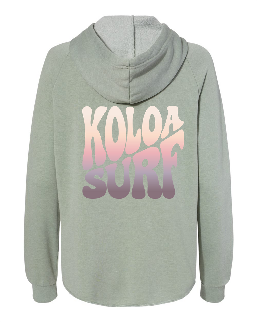 Koloa Sunset Wave Wash Zip-Up Hoodie