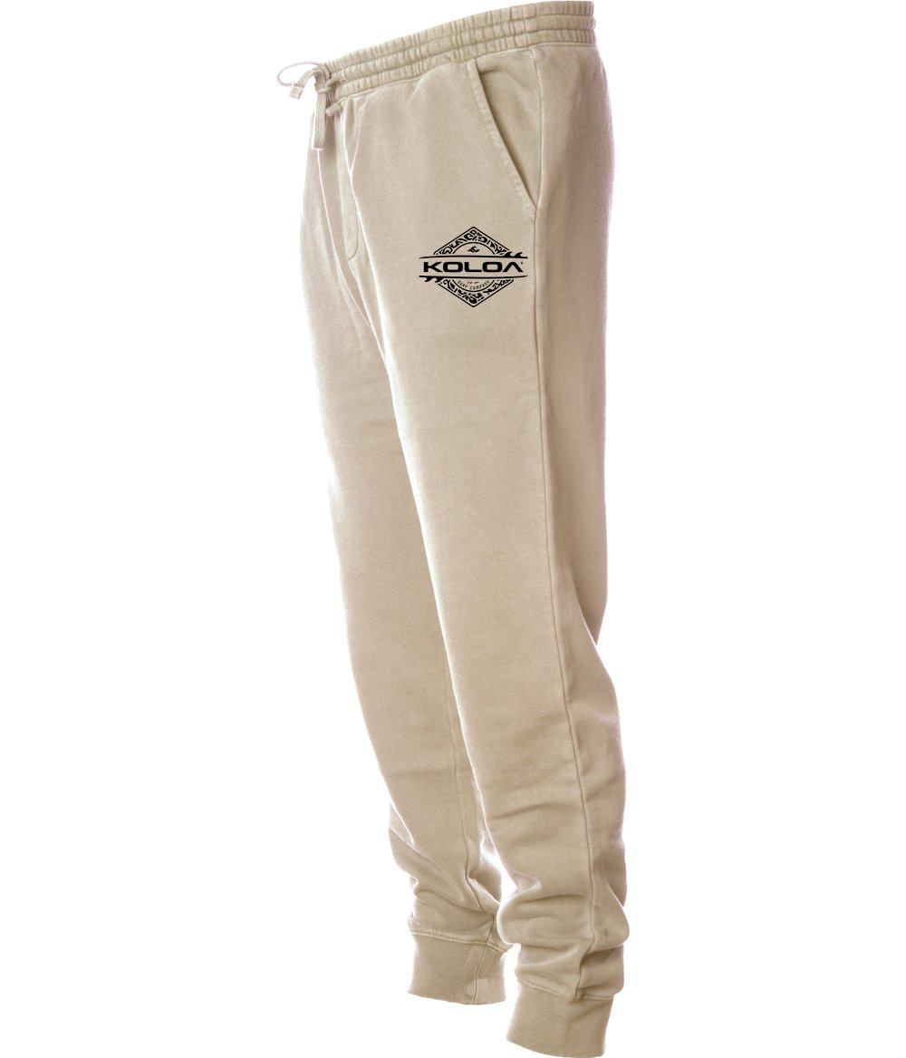 Koloa Diamond Thruster Fleece Sweatpants - Pigment Sandstone