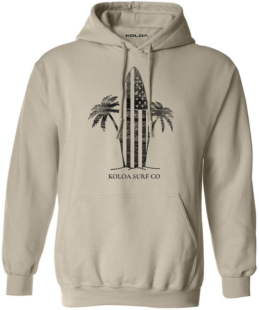 Koloa Retro USA Hoodie - Sand