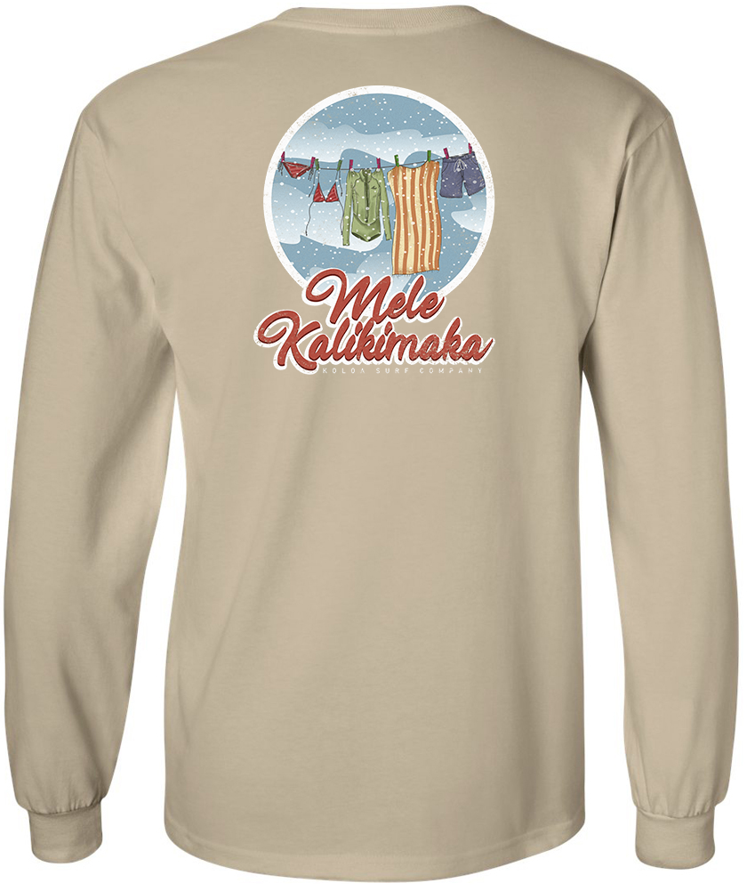 Koloa Hawaiian Christmas Long Sleeve T-Shirt