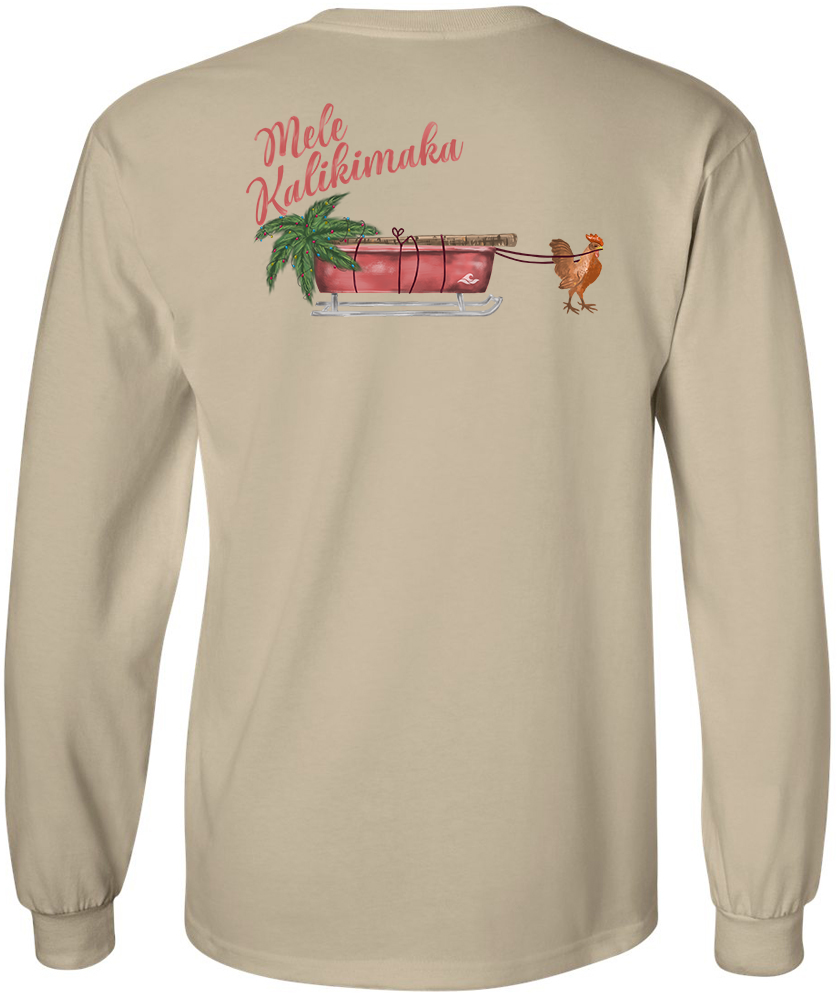 Koloa Christmas Rooster Long Sleeve T-Shirt