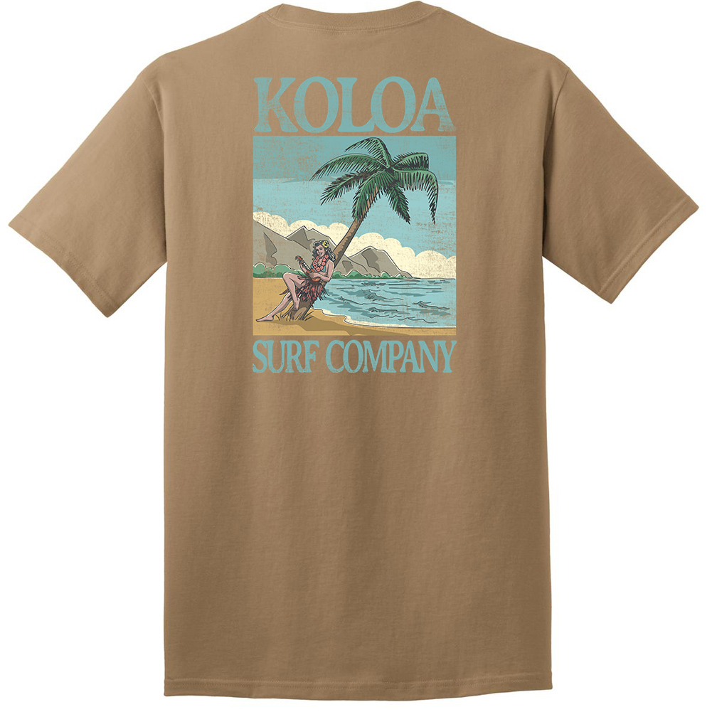 Koloa Hula Girl Heavyweight T-Shirt