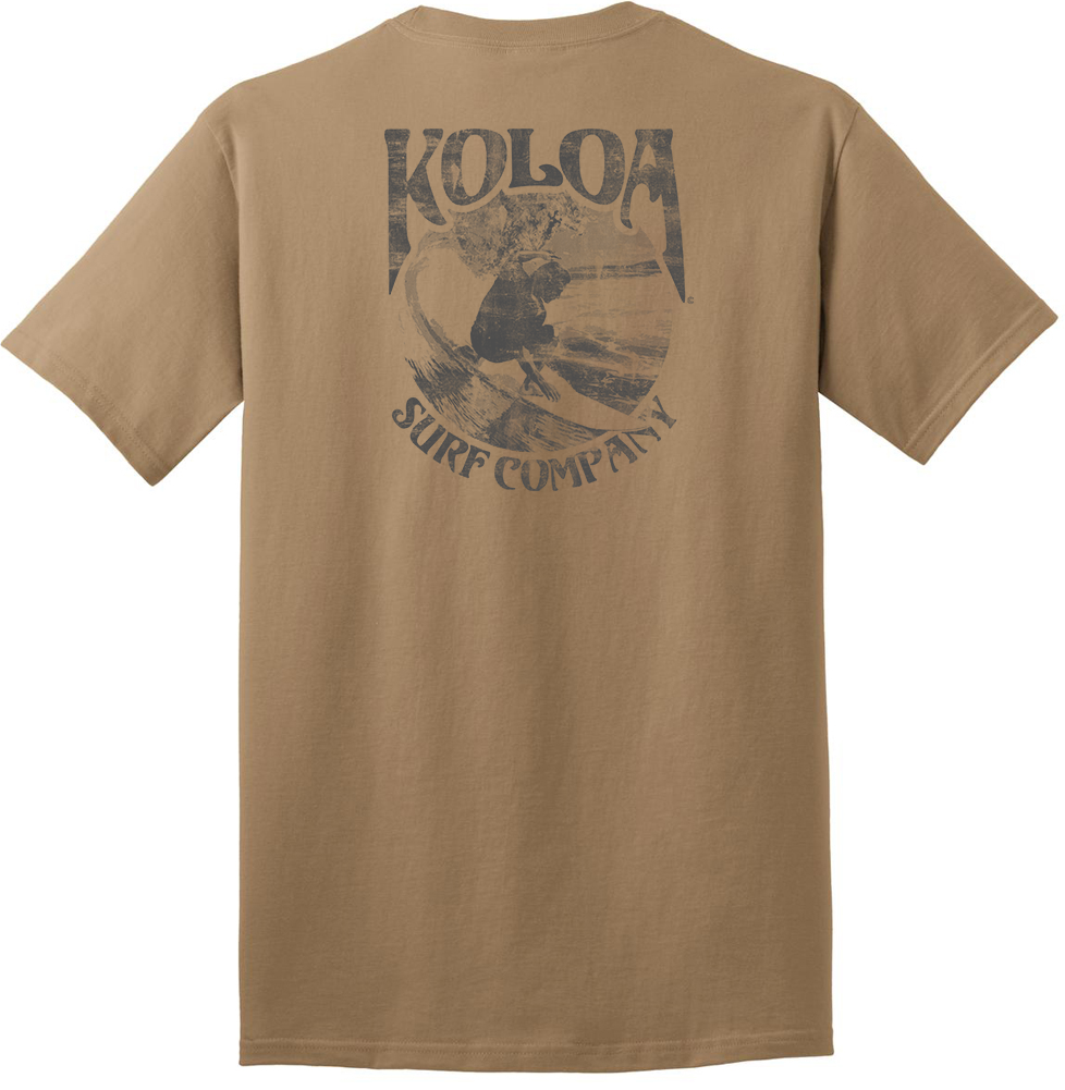 Koloa Vintage Surfer Heavyweight T-Shirt - Sand