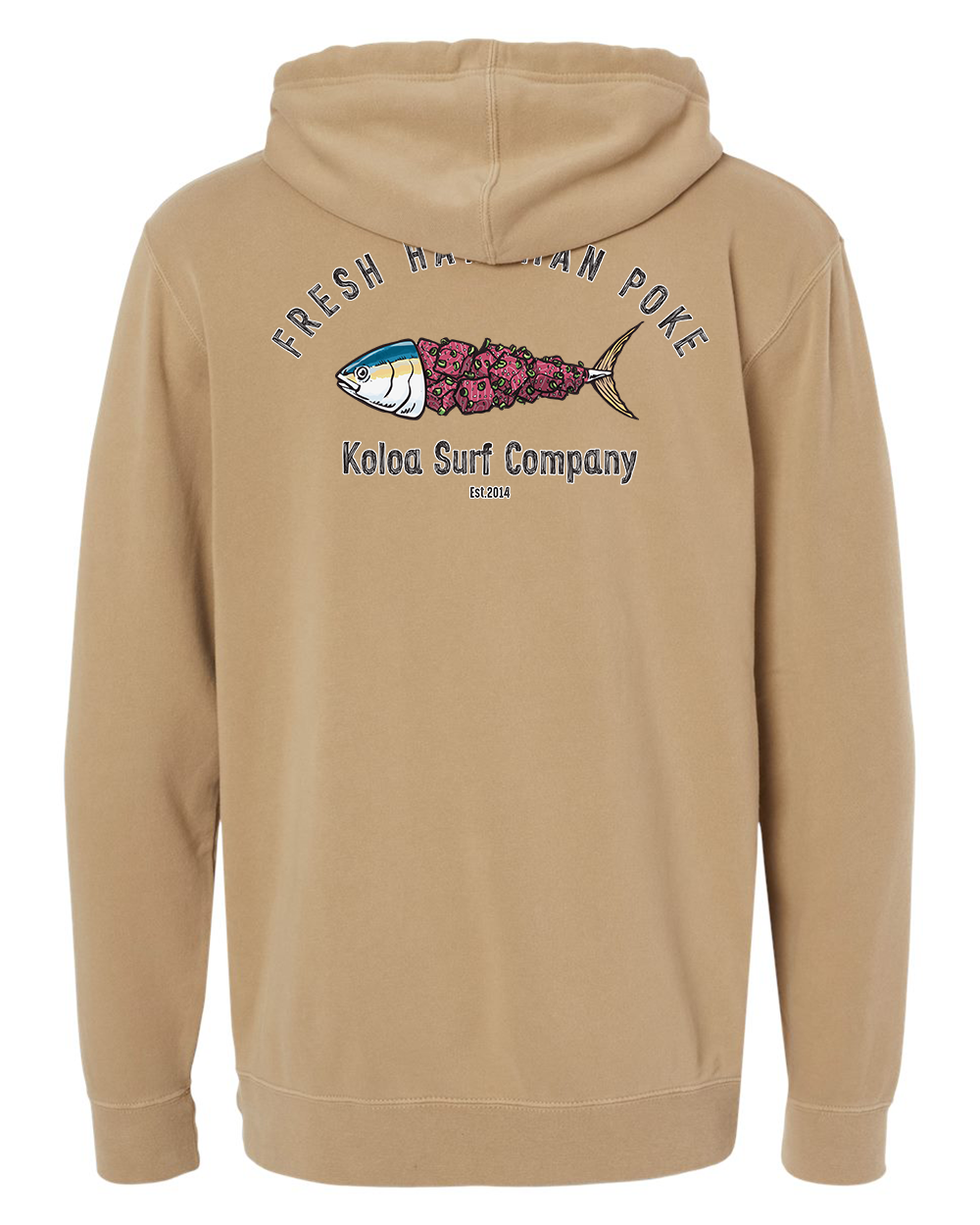 Koloa Poke Pigment-Dyed Hoodie