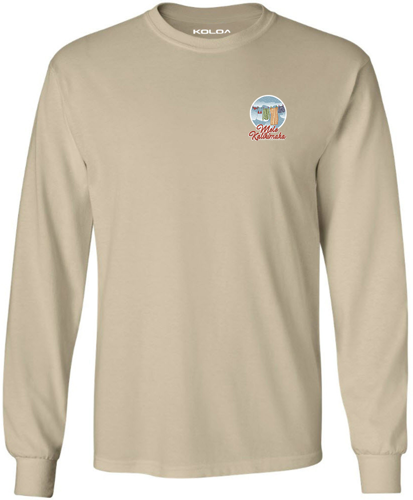 Koloa Hawaiian Christmas Long Sleeve T-Shirt