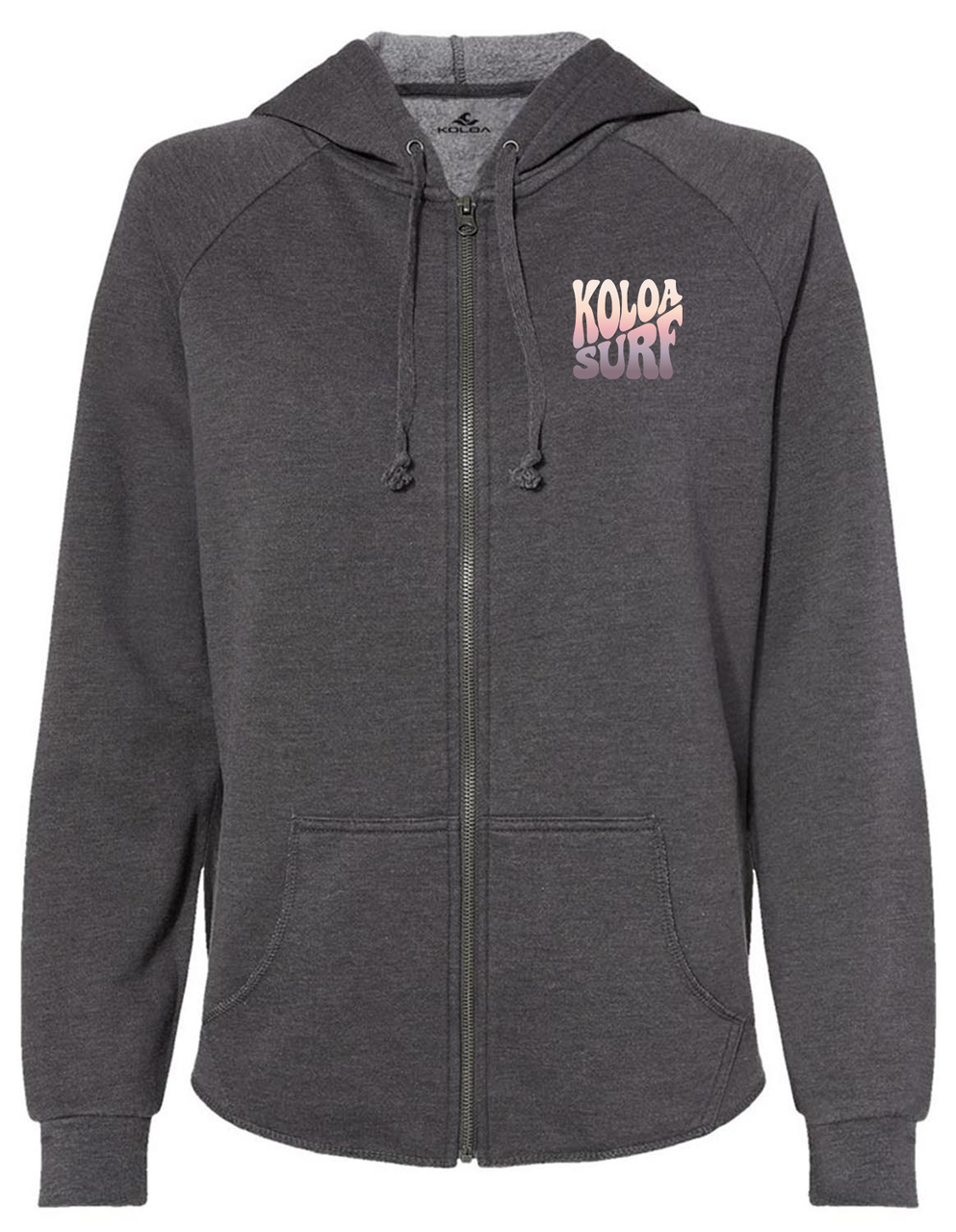 Koloa Sunset Wave Wash Zip-Up Hoodie