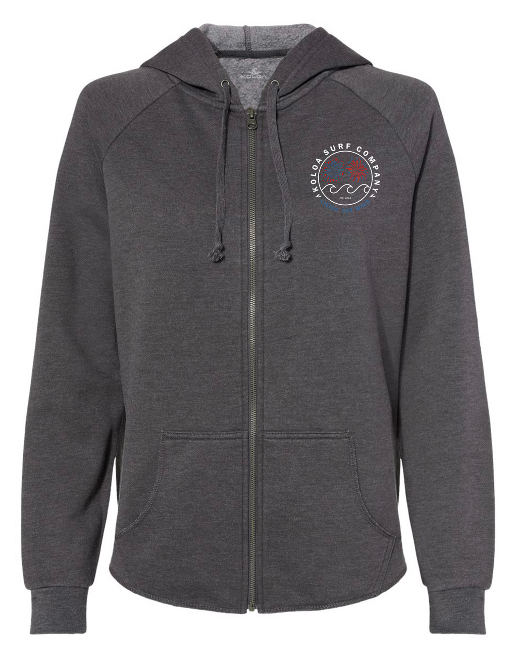 Koloa Celebration Zip-Up Hoodie - Shadow