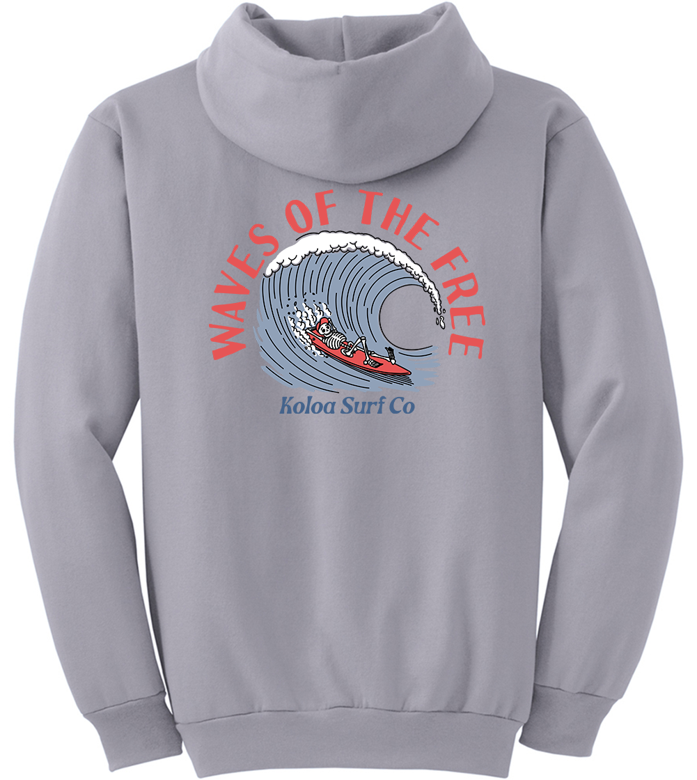 Koloa Waves Of The Free Hoodie