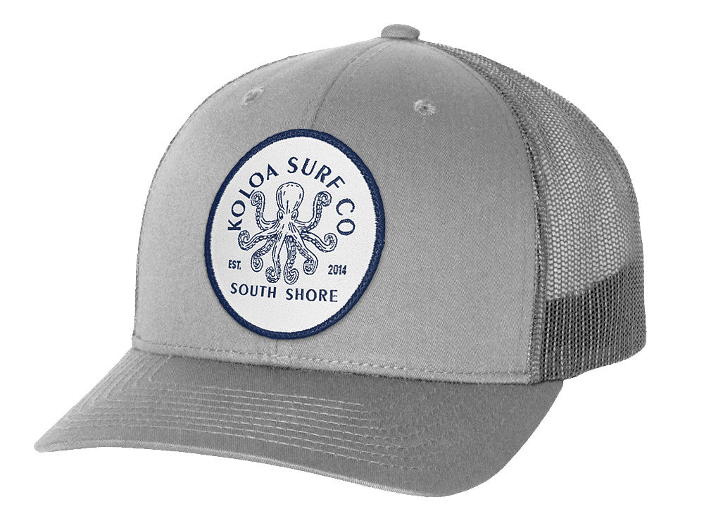 Koloa South Shore Octopus Retro Trucker Cap