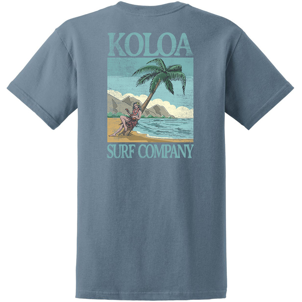 Koloa Hula Girl Heavyweight T-Shirt