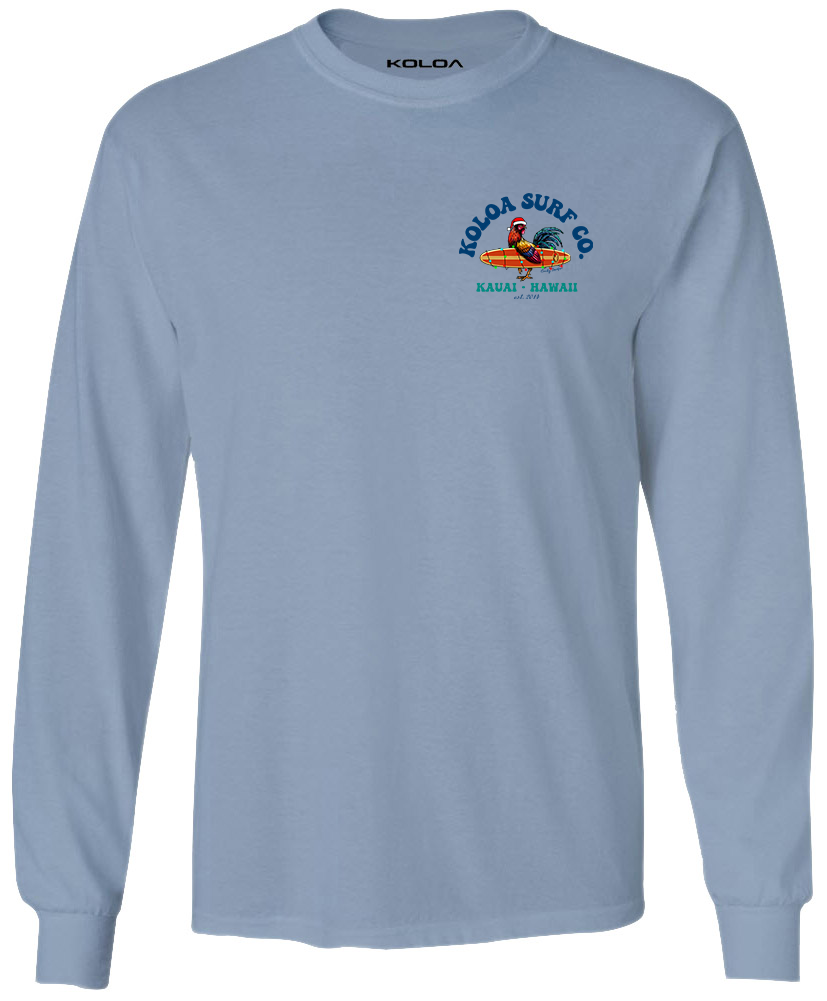 Koloa Cocky Surfer Christmas Long Sleeve T-Shirt