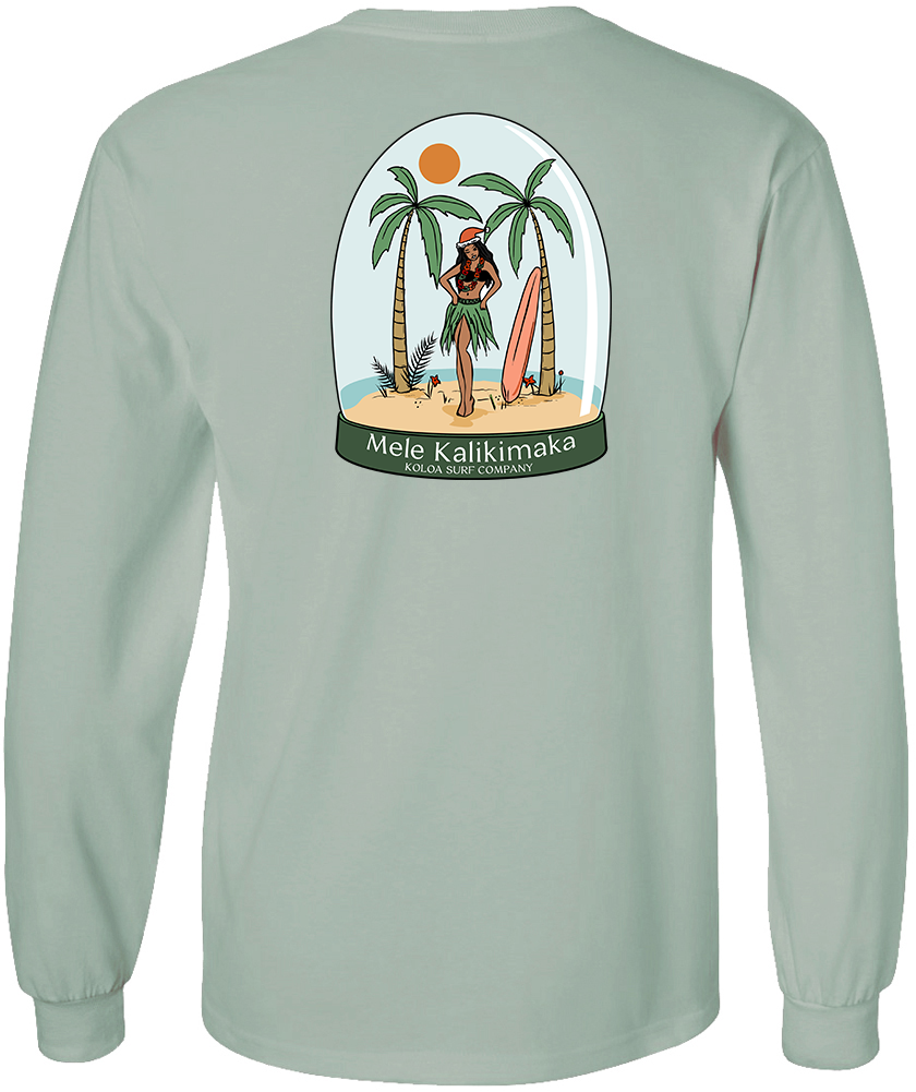 Koloa Hula Globe Long Sleeve T-Shirt