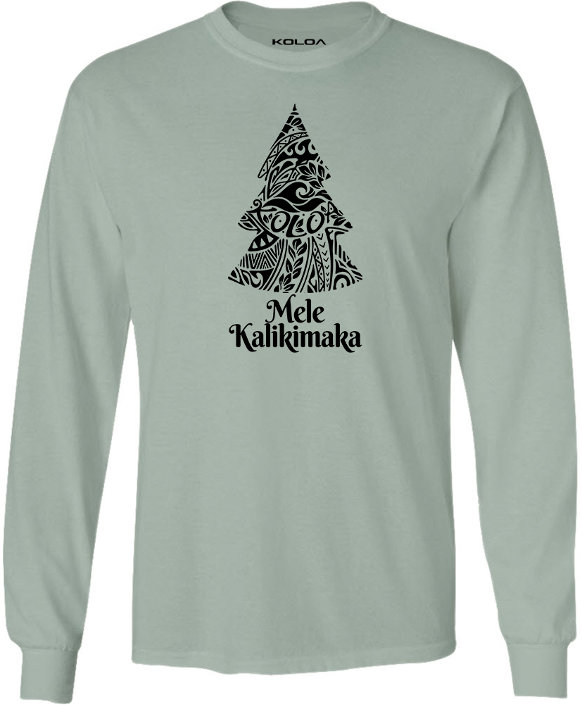 Koloa Tribal Tree Long Sleeve T-Shirt