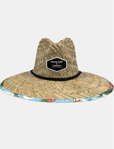 Koloa Isle Straw Lifeguard Hat