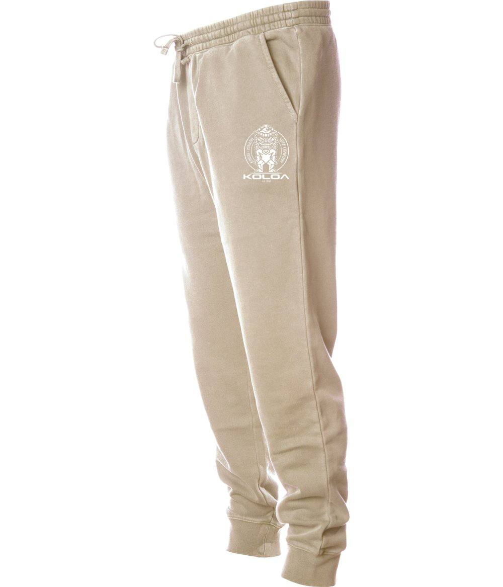 Koloa Tiki Fleece Sweatpants - Pigment Sandstone