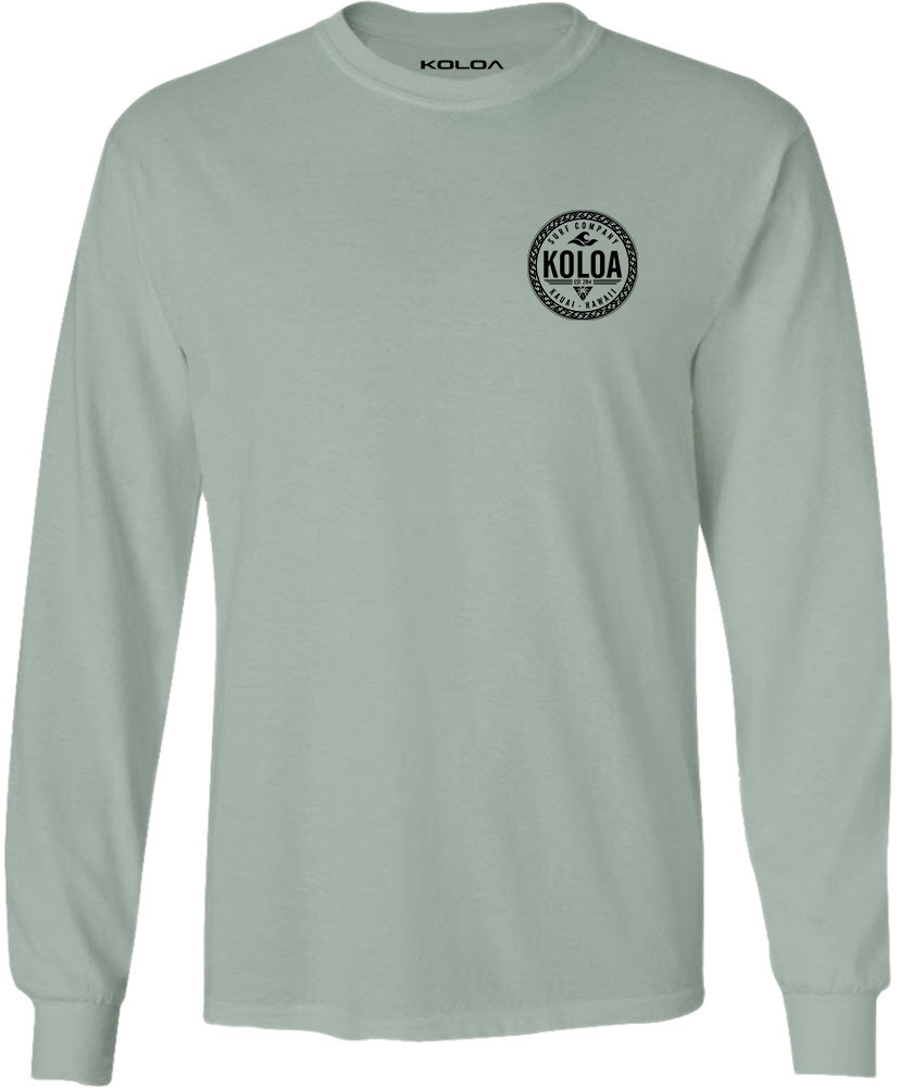 Koloa Shore Long Sleeve T-Shirt - Stonewashed Green