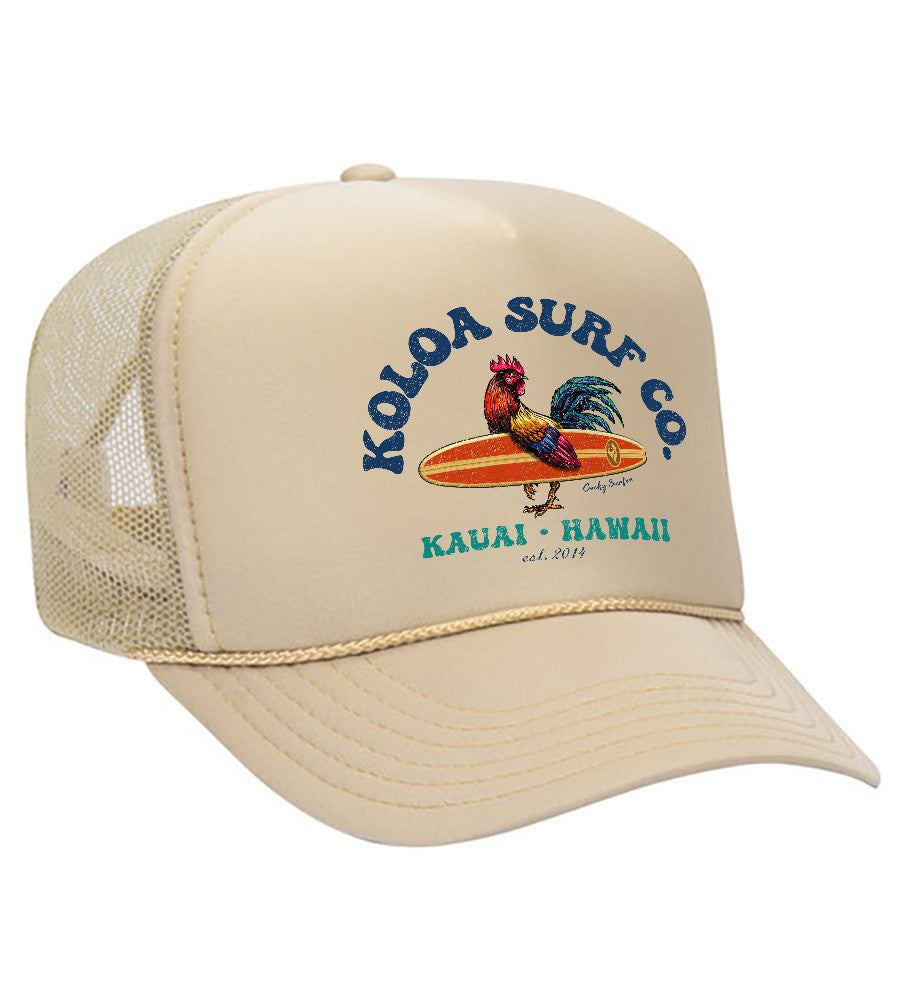 Koloa Cocky Surfer Foam Trucker Hat