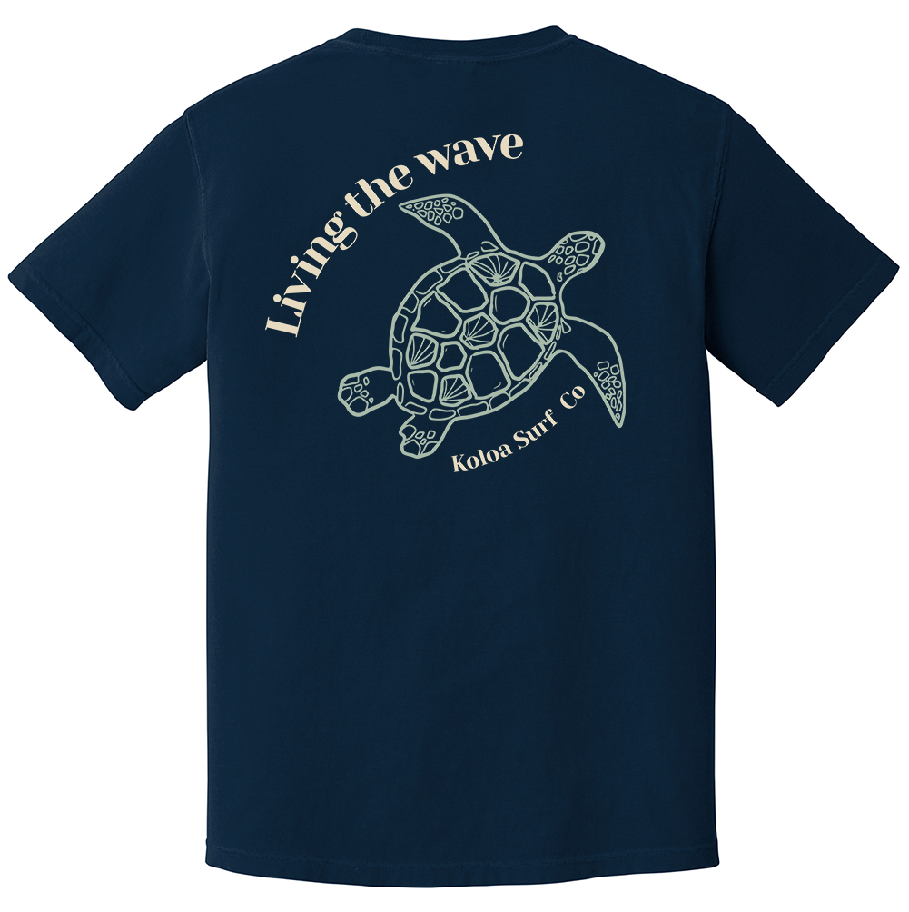 Koloa Turtle Wave Pigment Dye T-Shirt