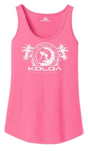 Neon Pink / White logo