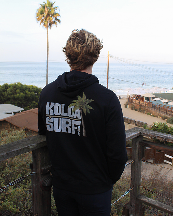 Koloa Endless Fleece Hoodie- Black