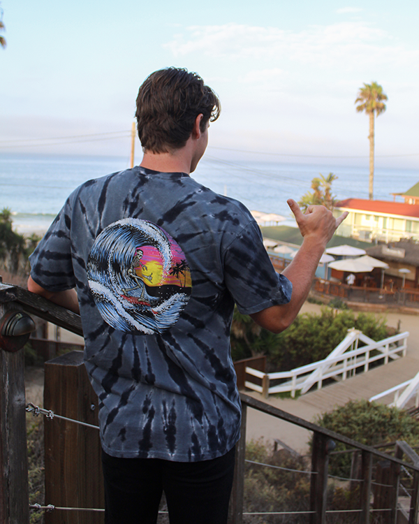 Koloa Spooky Surfer Tie-Dye T-Shirt