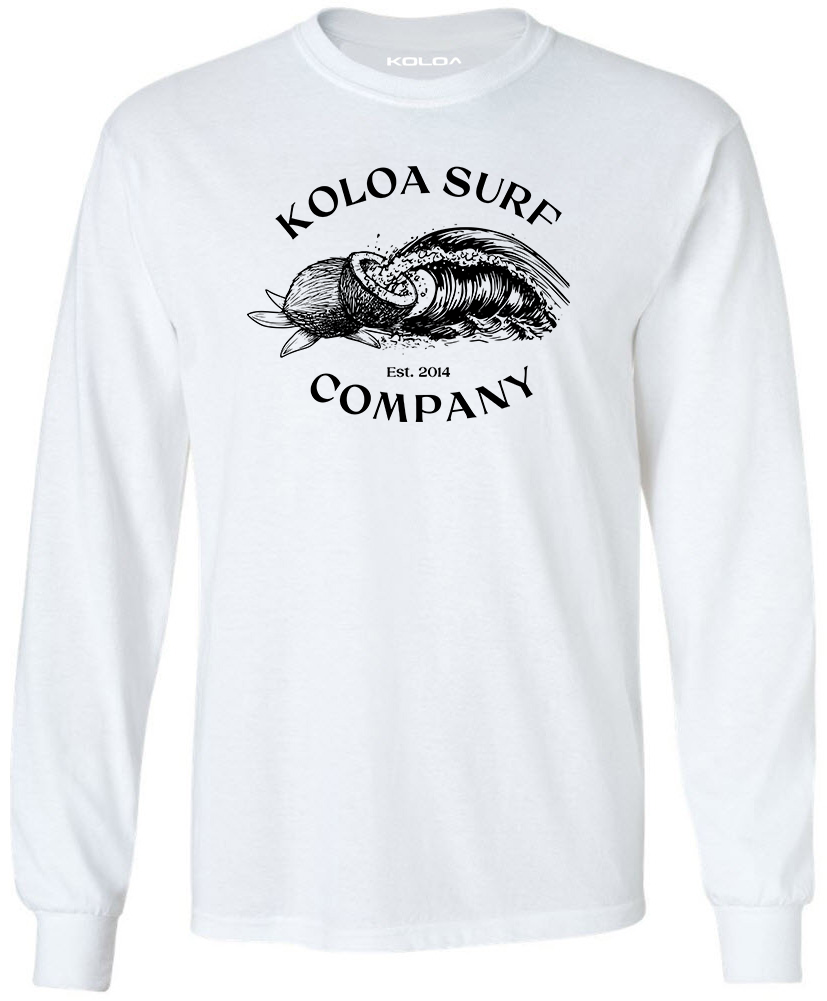 Koloa Splashing Waves Long Sleeve T-Shirt