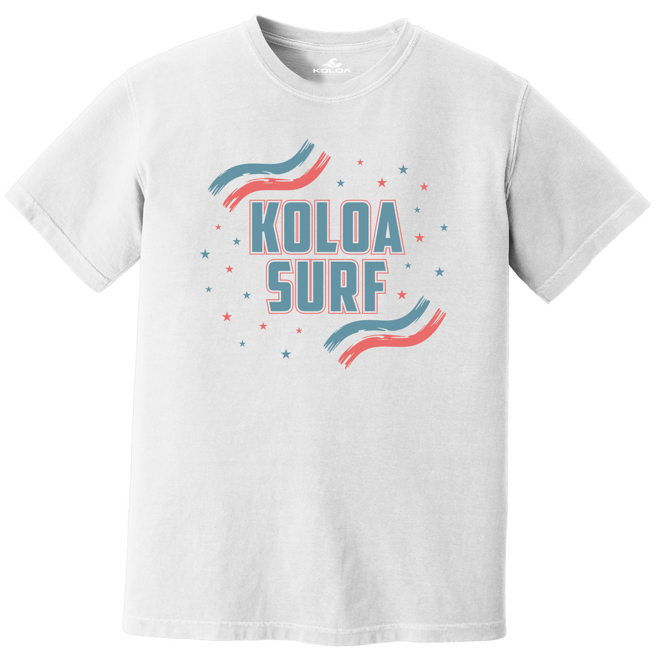 Koloa USA Stripes Pigment Dyed  T-Shirt