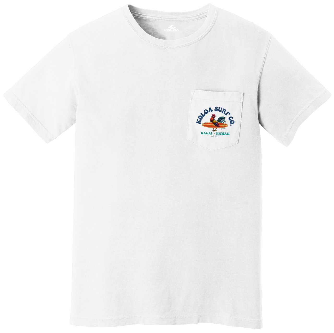 Koloa Cocky Surfer Pigment Dyed Pocket Tee