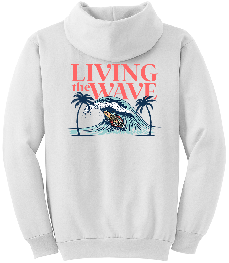 Koloa Living The Wave Skeleton Hoodie