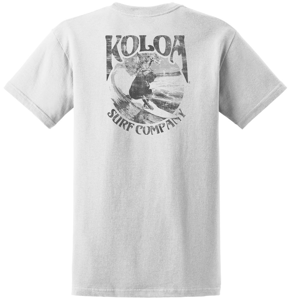 Koloa Vintage Surfer Heavyweight T-Shirt - White