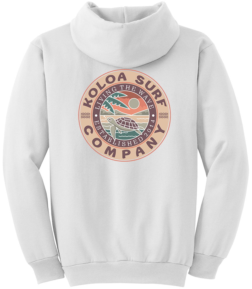 Koloa Duke Hoodie - White