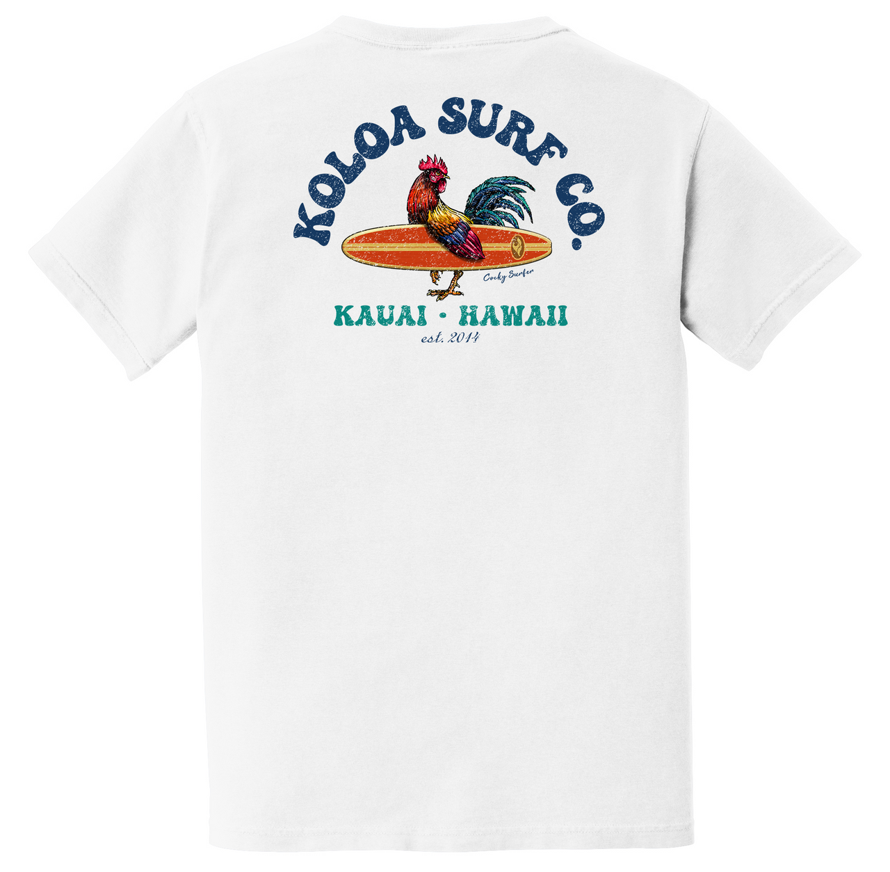 Koloa Cocky Surfer Pigment Dyed Pocket Tee