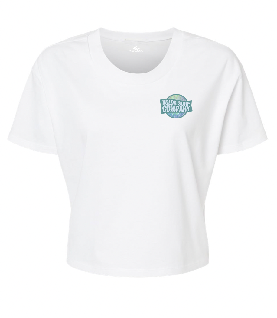 Koloa Tropical Crop Tee - White