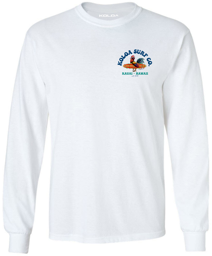 Koloa Cocky Surfer Christmas Long Sleeve T-Shirt