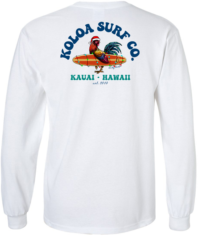 Koloa Cocky Surfer Christmas Long Sleeve T-Shirt