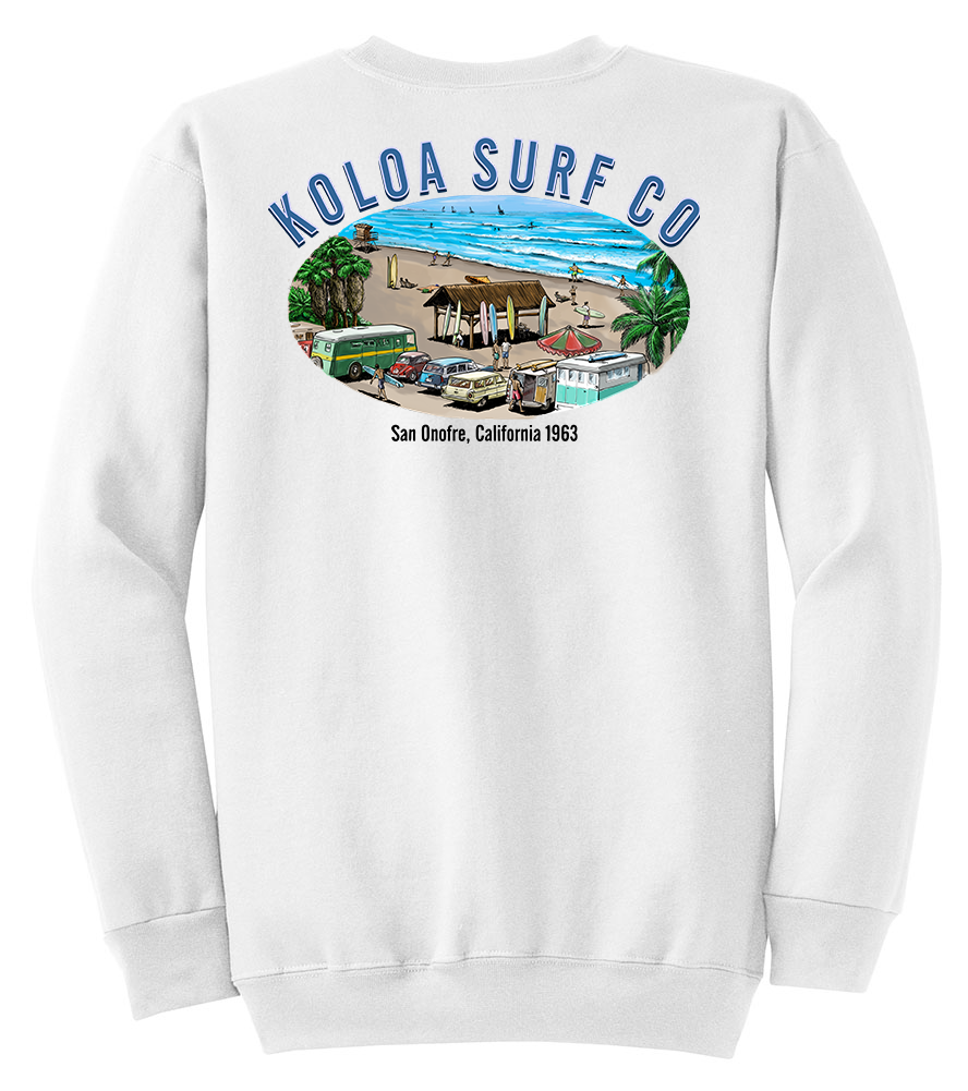 Koloa San Onofre Sweatshirt - White