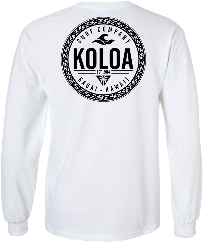 Koloa Shore Long Sleeve T-Shirt - White