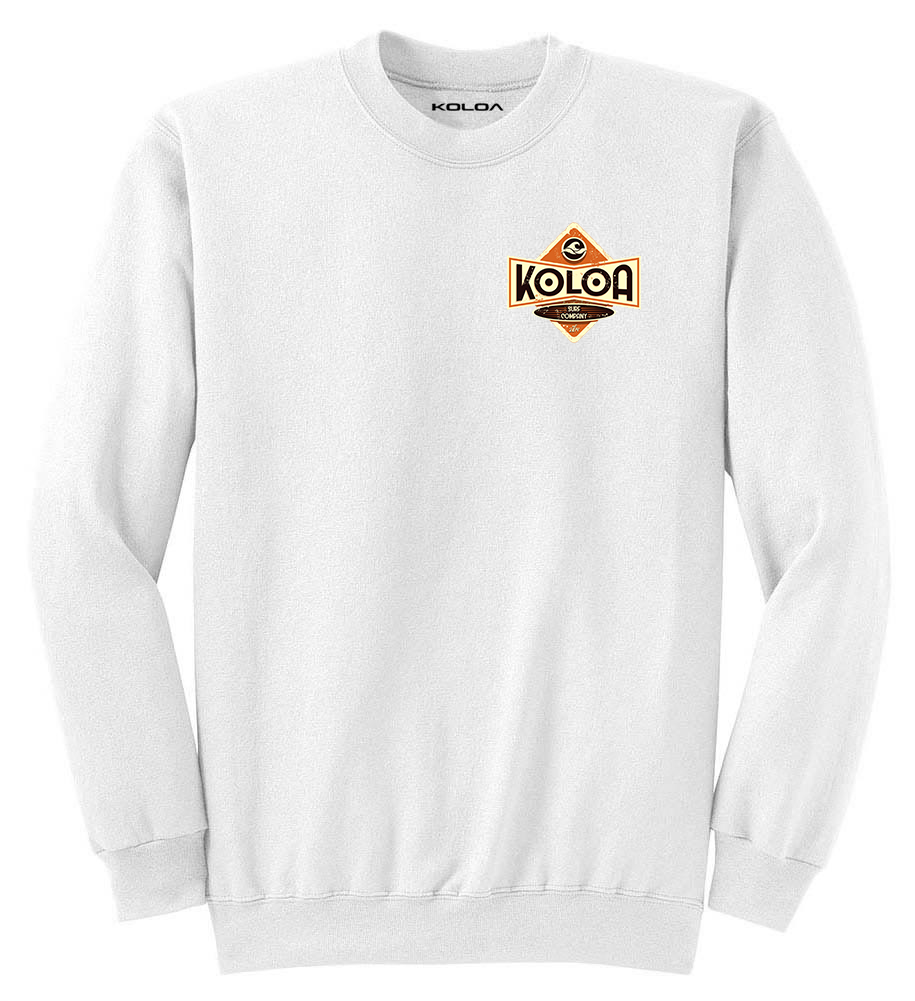 Koloa Vintage Diamond Sweatshirt - White