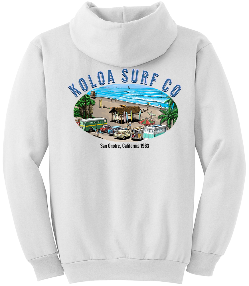 Koloa San Onofre Hoodie - White