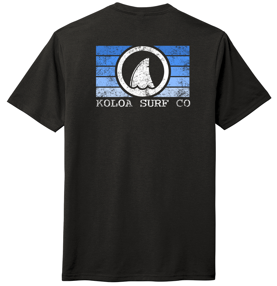 Koloa Shark Fin Comfort Tri-Blend T-Shirt