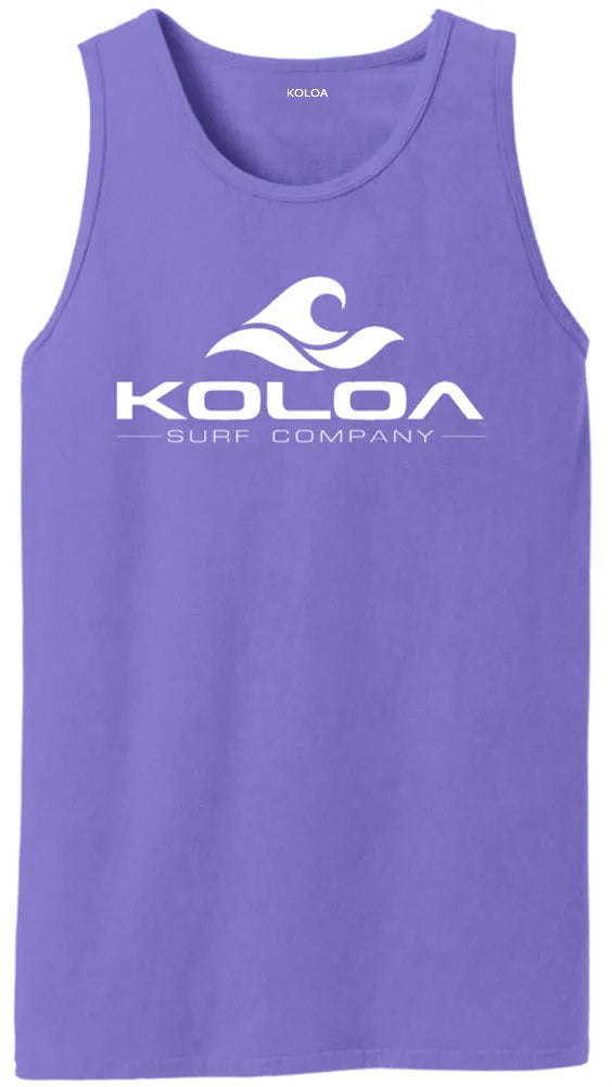 Koloa Surf Classic Wave Pigment-Dyed Tank Tops